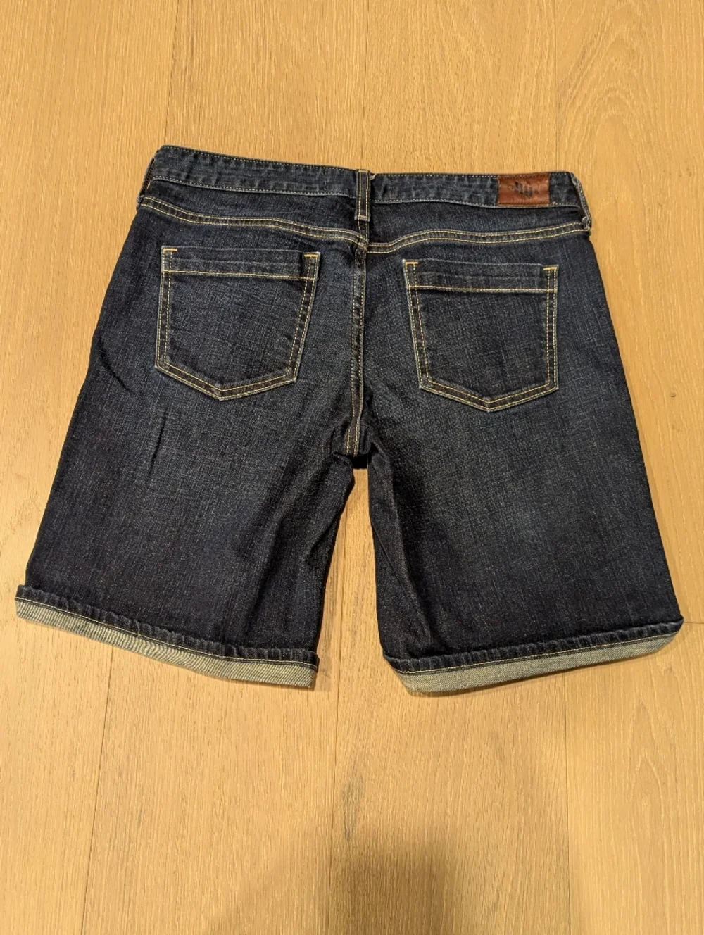 HOLDING HORSES Dark Blue Denim Jean Shorts - Picture 5 of 6